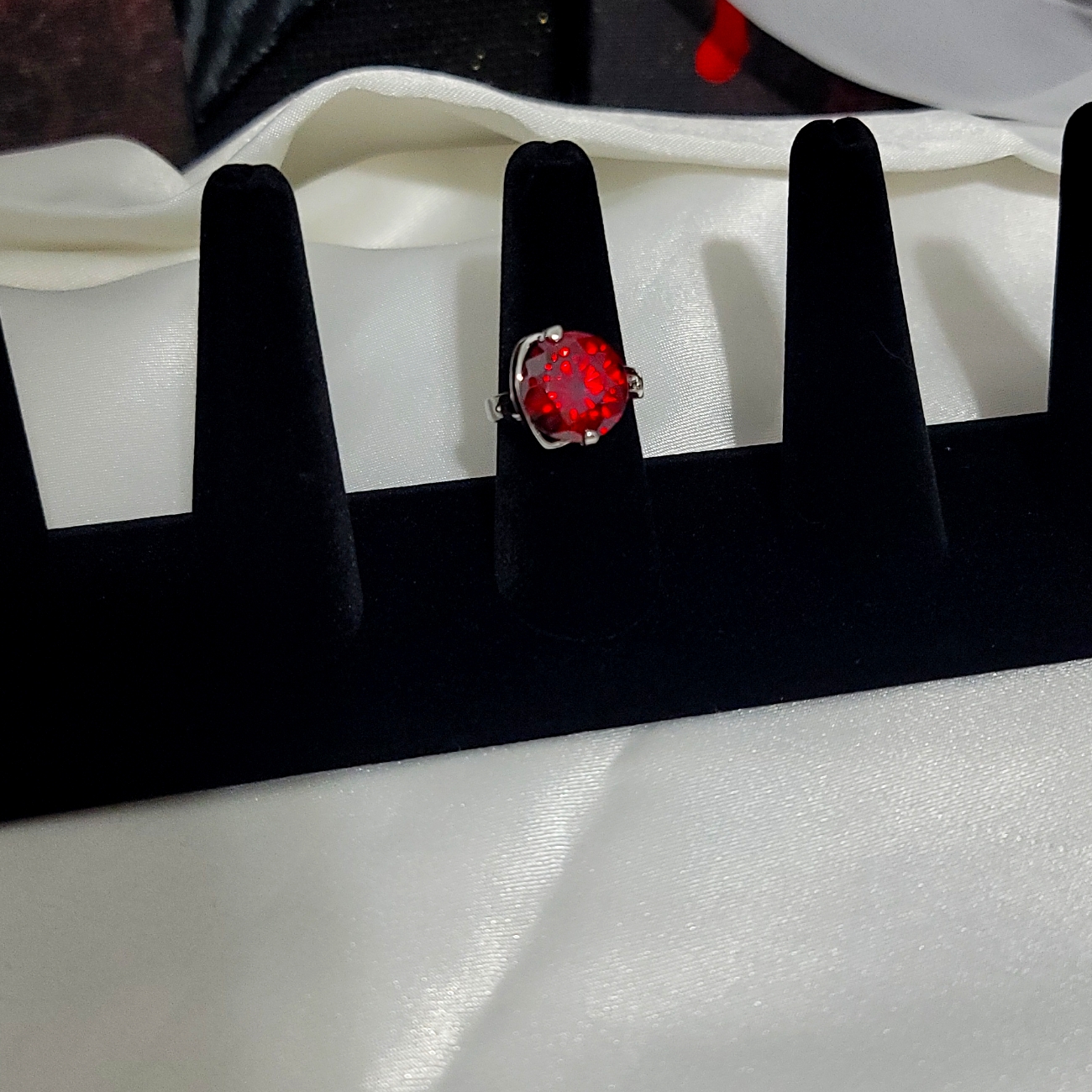 Large Ruby Statement Ring